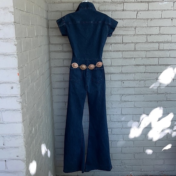 PyLo disco dolly Denim Jumpsuit - Picture 4 of 6